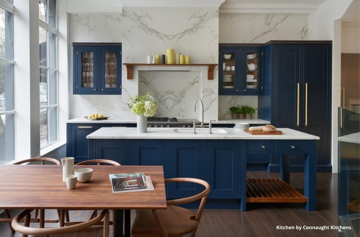 Blue Kitchen by Connaught Kitchens