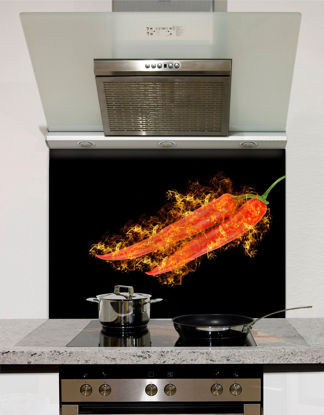 Picture of Chillies on Fire 2 Splashback