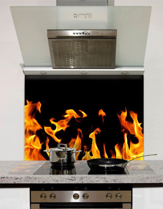 Picture of Flames Splashback