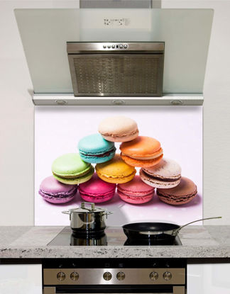 Picture of Rainbow Macarons Splashback