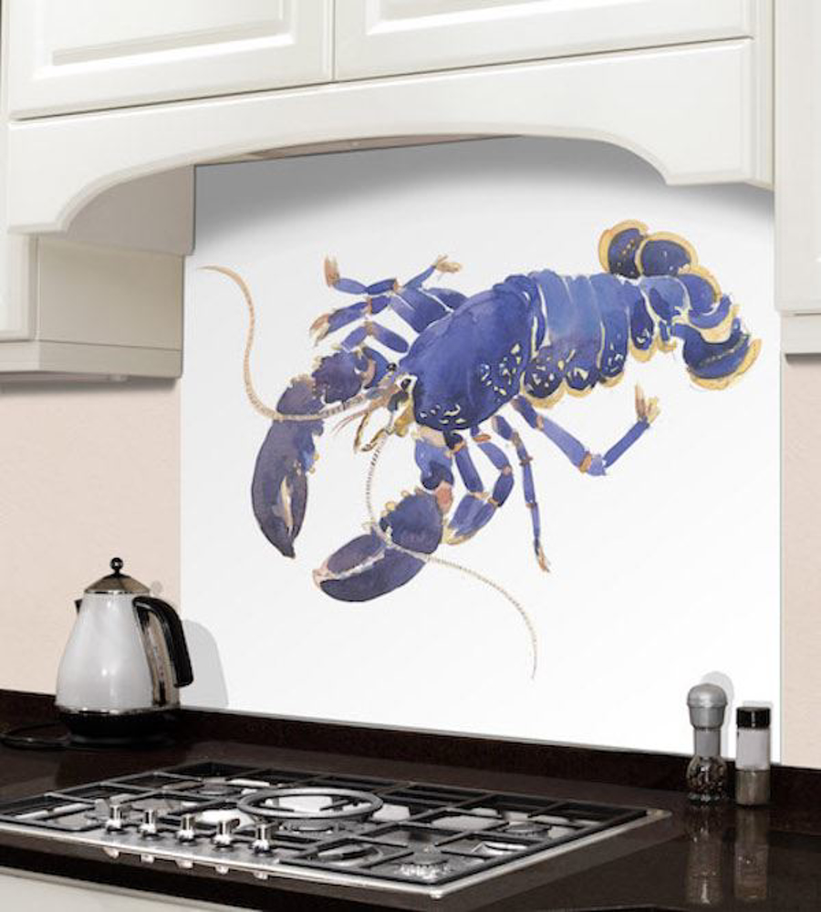 Picture of Barbara Allen Blue Lobster Splashback