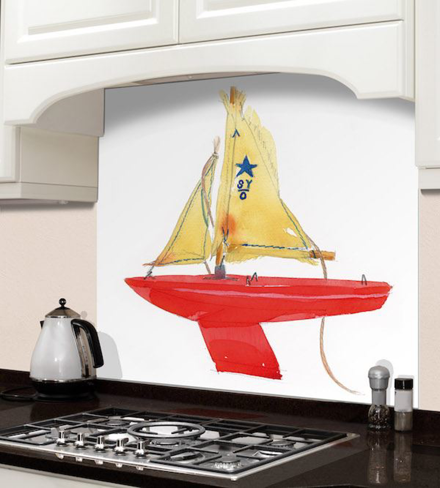 Picture of Barbara Allen Red Boat Splashback