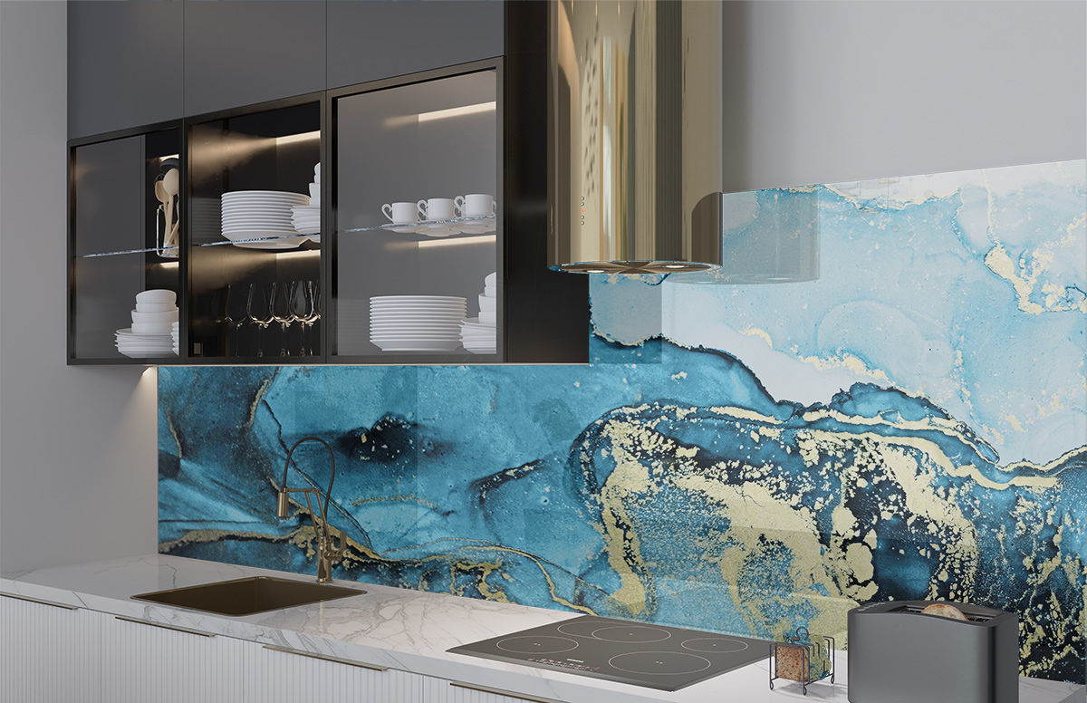 Carlantino Blue Splashback