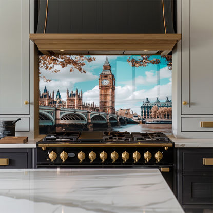 Big Ben London Glass Splashback