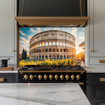 Rome’s Colosseum Glass Splashback