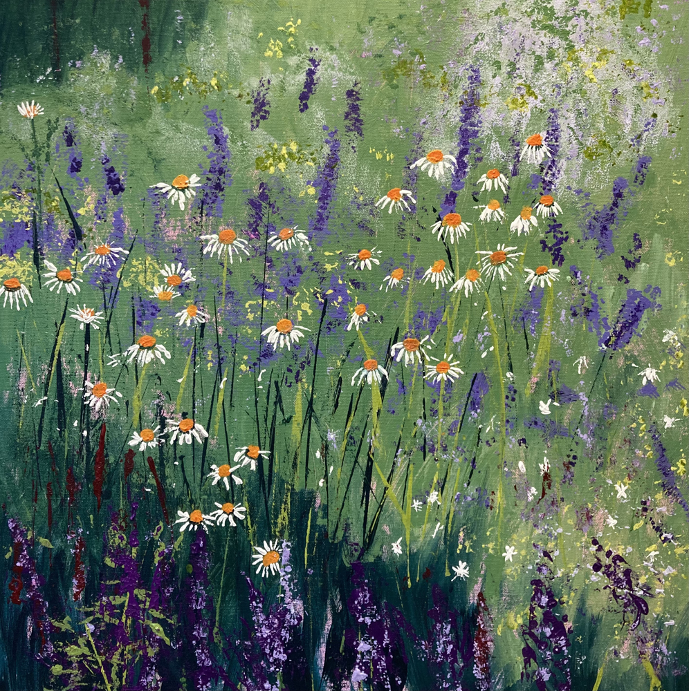 Daisies and Lavender