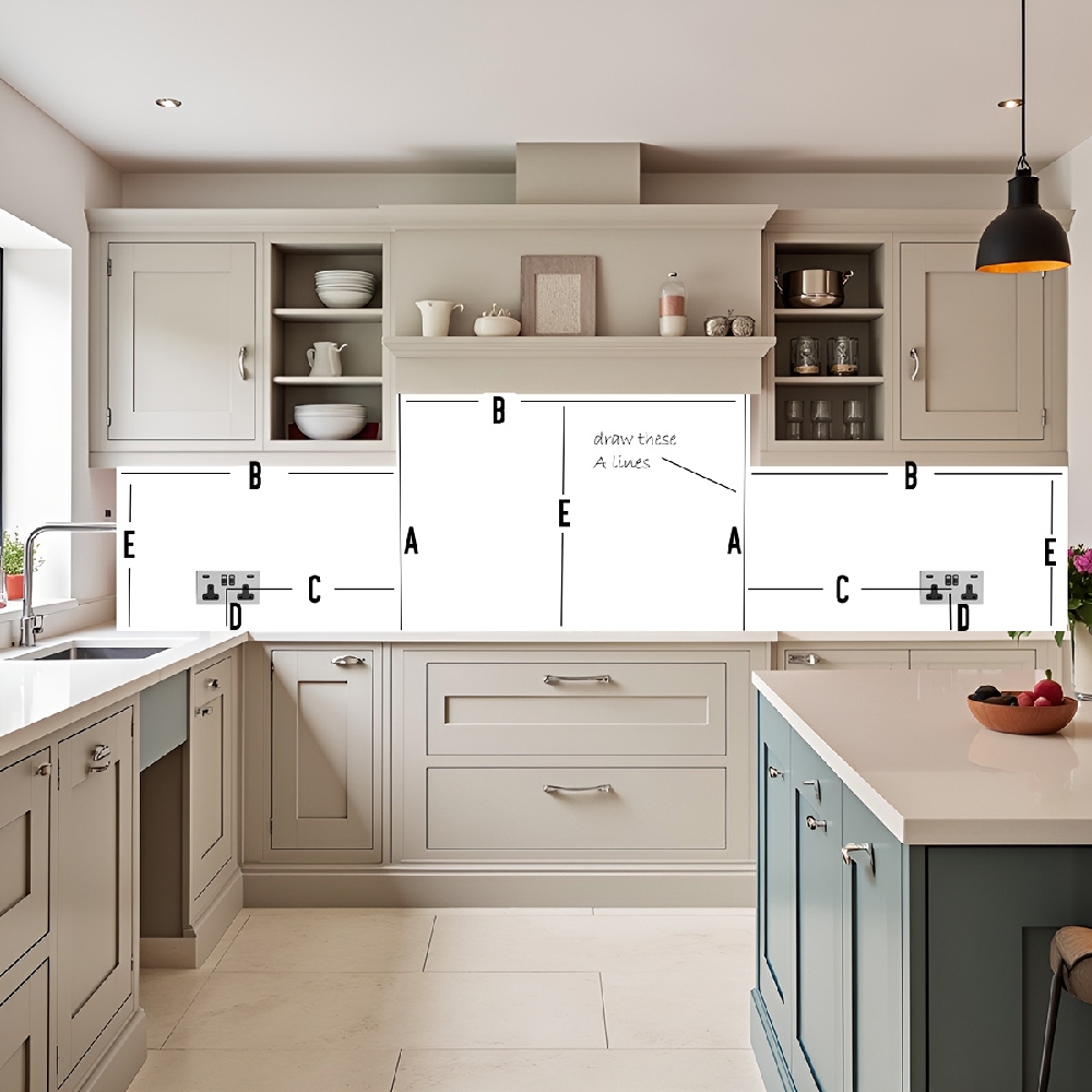 How to measure glass splashbacks